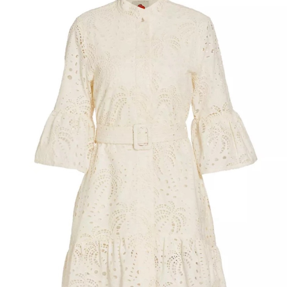 Farm Rio white lace dress size XS